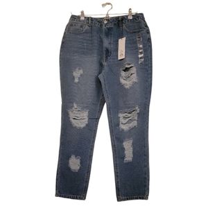 Blue Refuge Denim Women's High Rise Mom Jeans